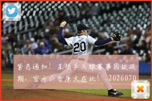 紧急通知!某项乒乓球赛事因故延期,官方公告原文在此!_20260708201103