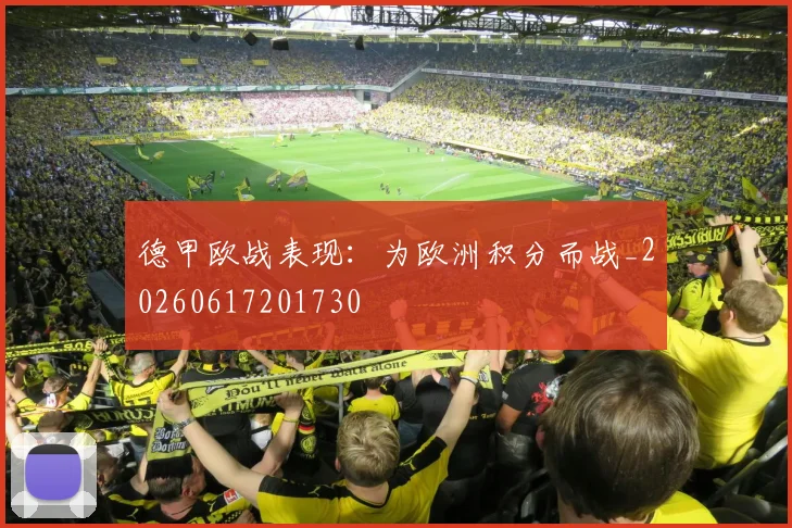 德甲欧战表现:为欧洲积分而战_20260617201730